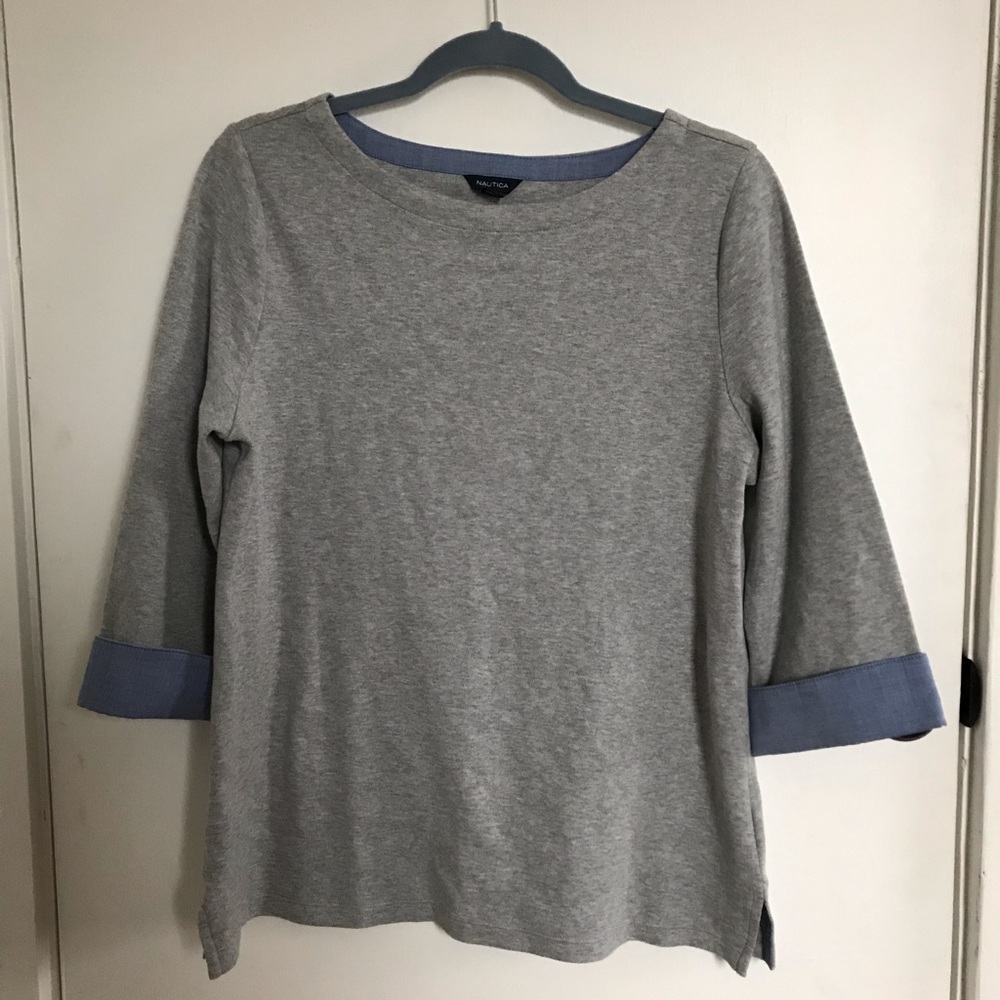 Nautica 3/4 Sleeve Sweater